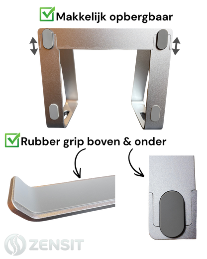 ZENSIT Elevate™ – Premium laptophouder in aluminium