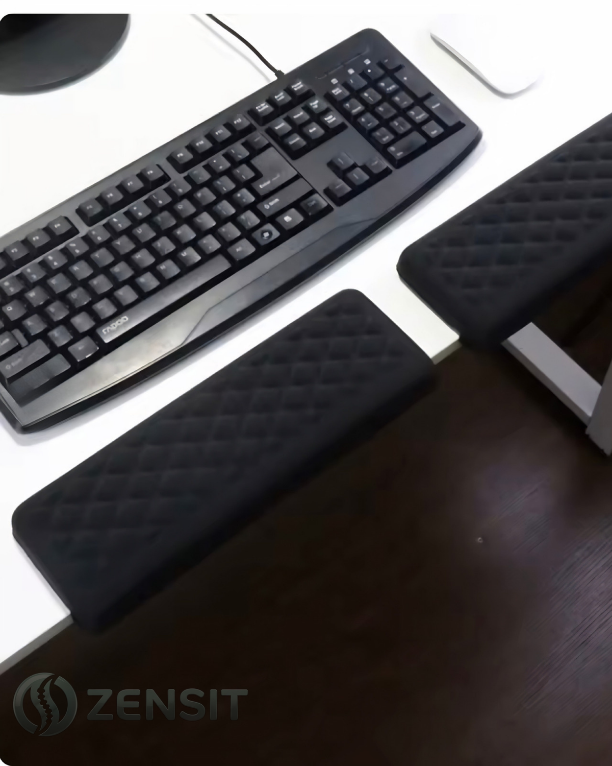 ZENSIT Soothe™ — Elleboog- en onderarmsteun voor bureau (2-pack)