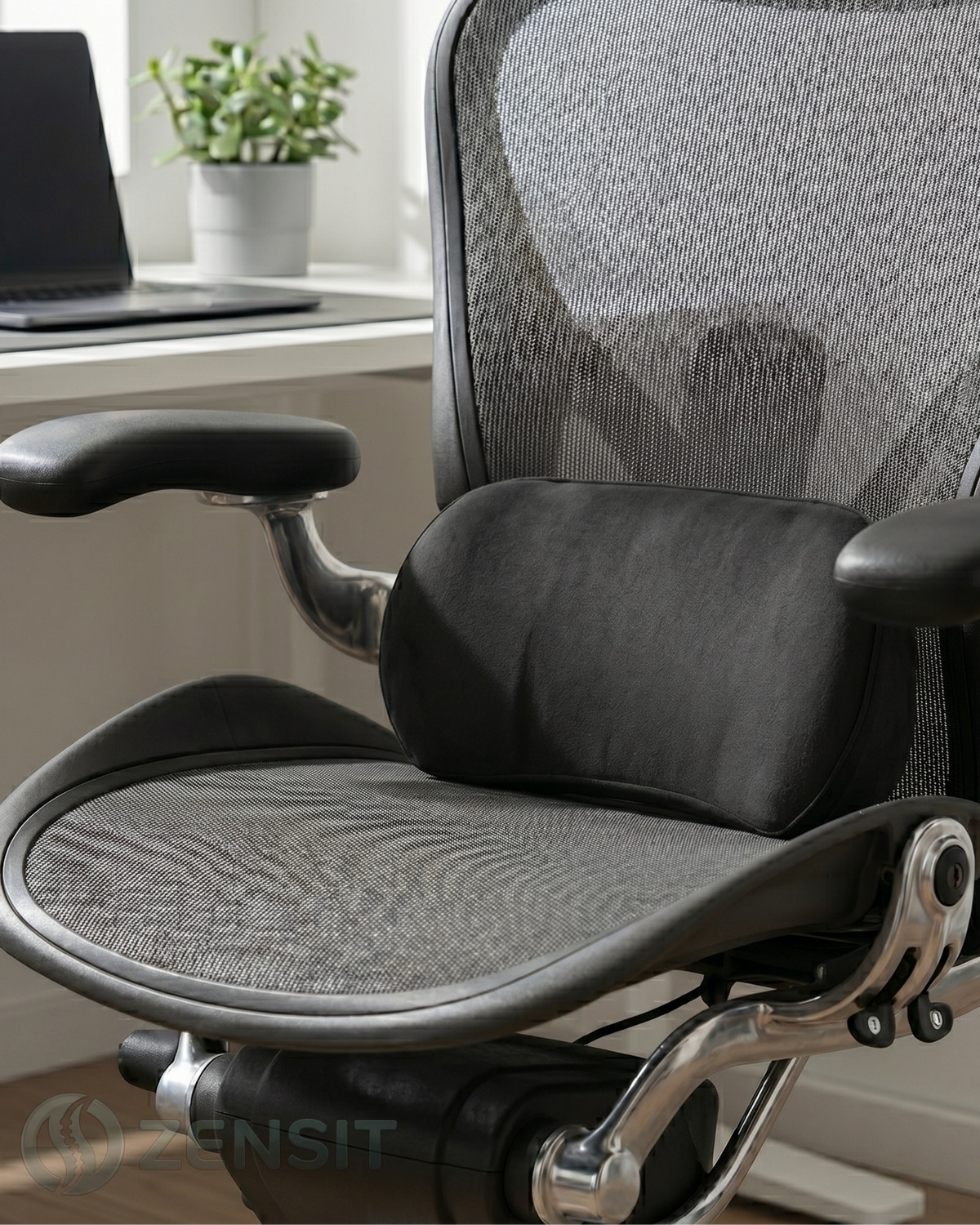 ZENSIT Nomad™ – Compact memory-foam steunkussen (multi-positioneel)