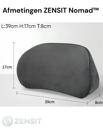 ZENSIT Nomad™ – Compact memory-foam steunkussen (multi-positioneel)
