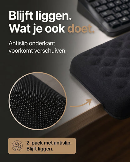 ZENSIT Soothe™ — Elleboog- en onderarmsteun voor bureau (2-pack)